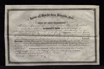 Deacon certificate for Thomas Benjamin Neely